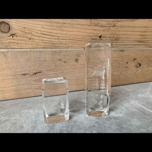 Beautiful glass paper weights